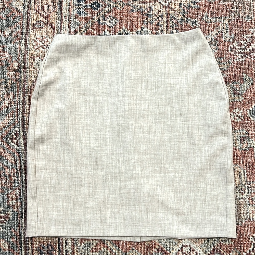 banana republic mini pencil skirt in cream women’s